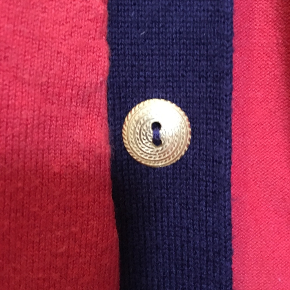 Red open cardigan - Picture 4 of 6